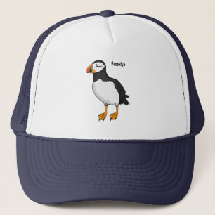 Atlantic puffin illustration  trucker hat