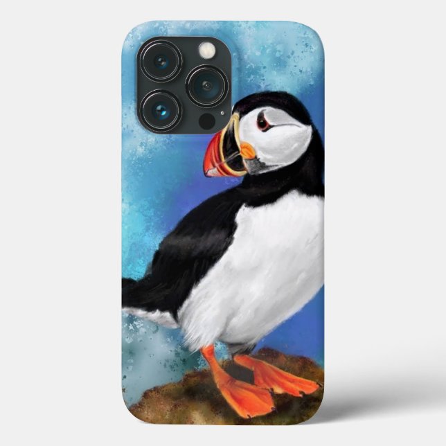 Atlantic Puffin iPhone Case (Back)