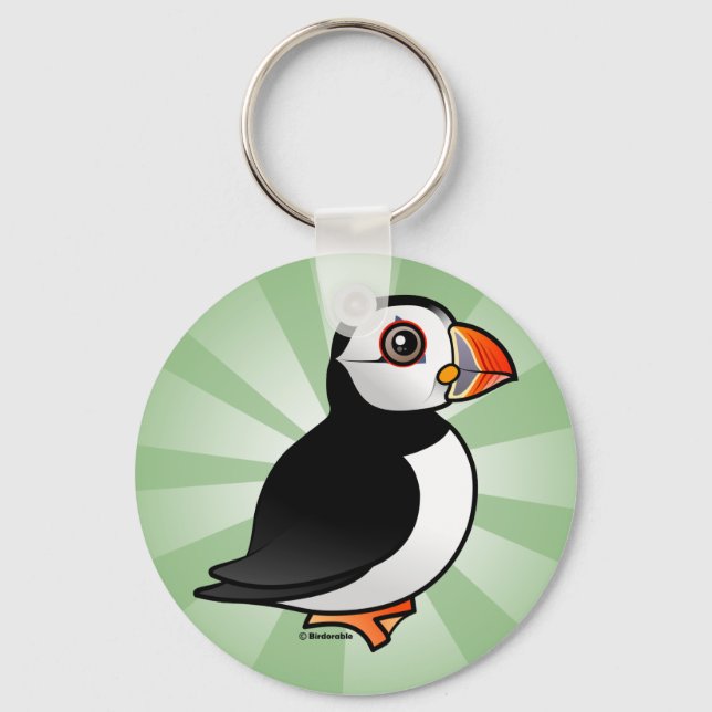 Atlantic Puffin Keychain (Front)