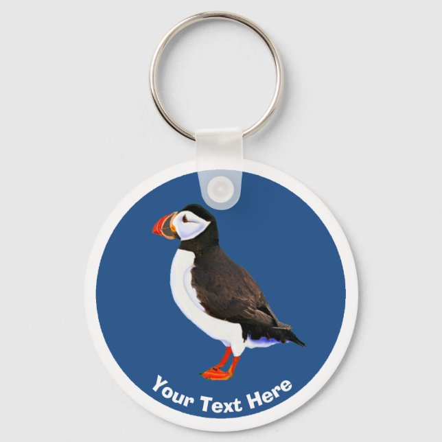 Atlantic Puffin Keychain (Front)
