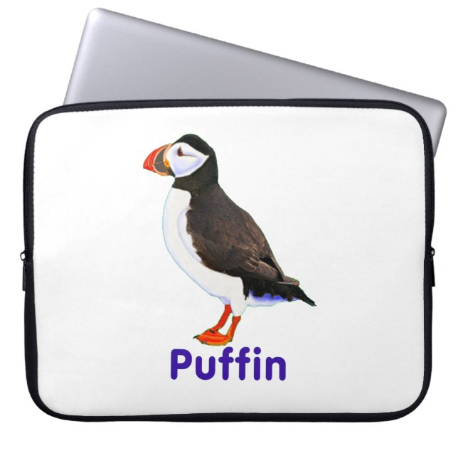 Atlantic Puffin Laptop Sleeve (Front)