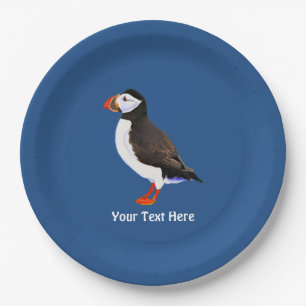 Atlantic Puffin Paper Plate