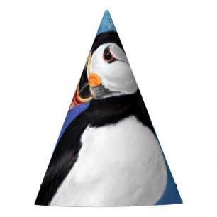 Atlantic Puffin Party Hat Beautiful Bird