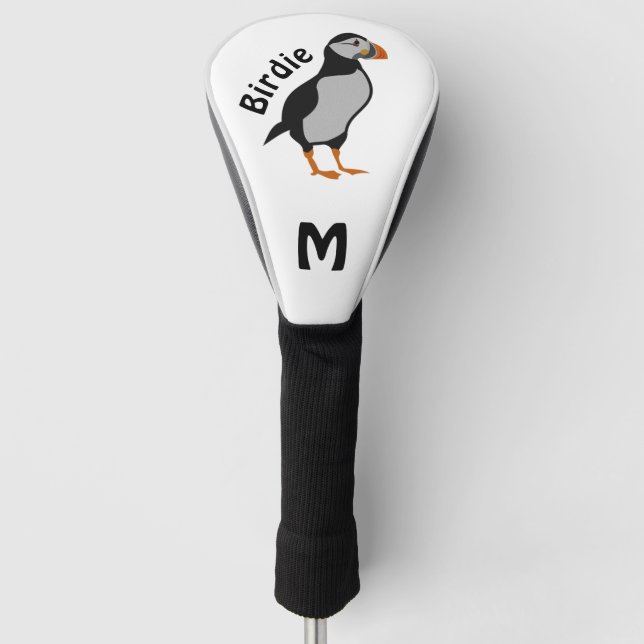 Atlantic Puffin Standing The Good Luck Birdie Golf Head Cover (Front)