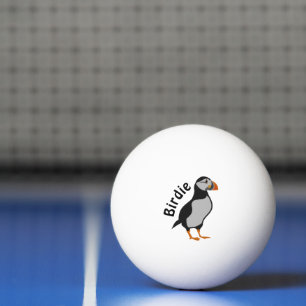 Atlantic Puffin Standing The Good Luck Birdie Ping Pong Ball