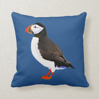 Atlantic Puffin Throw Pillow