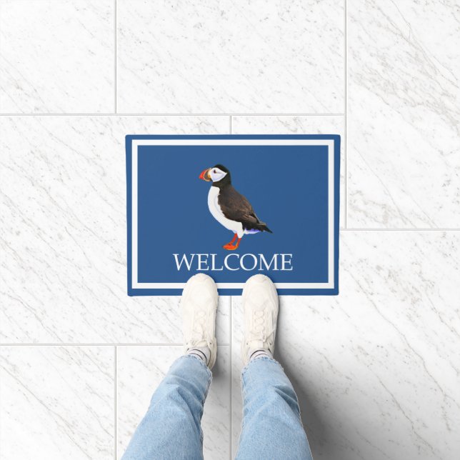 Atlantic Puffin - Welcome Doormat (Indoor)