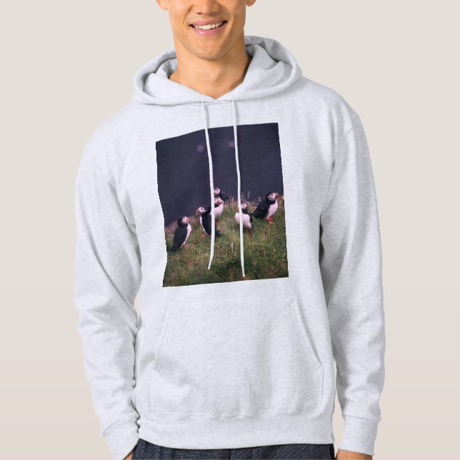 Atlantic Puffins Hoodie (Front)