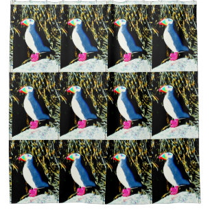atlantic puffins pattern