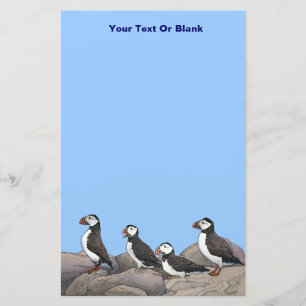 Atlantic Puffins Stationery