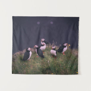 Atlantic Puffins Tapestry