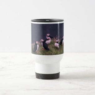 Atlantic Puffins Travel Mug