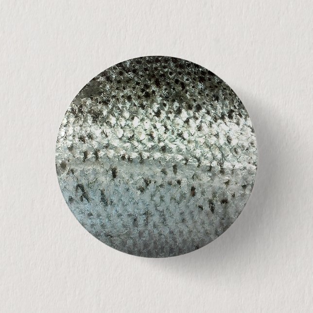 Atlantic Salmon 1 Inch Round Button (Front)