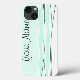 Atlantic Stripe 'Name' Vertical iPad Mini case