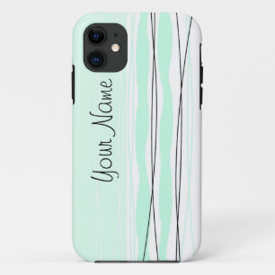 Atlantic Stripe 'Name' Vertical iPhone case
