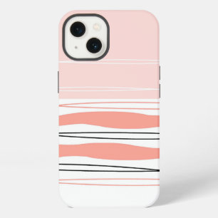 Atlantic Stripe Pink horizontal iPad case