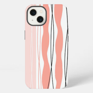 Atlantic Stripe Pink Vertical iPad case