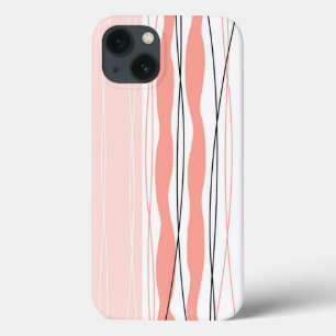 Atlantic Stripe Pink Vertical iPad case