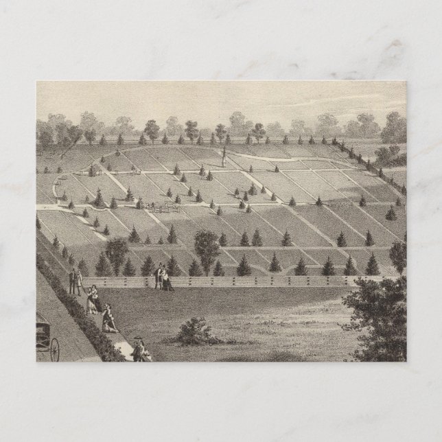 Atlantic View Cemetery, Squan Village, NJ Postcard (Front)
