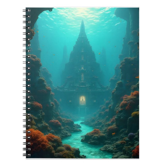 Atlantis: A World of Underwater Mystery and Intrig Notebook (Front)