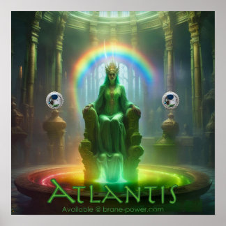 Atlantis Amulet Poster