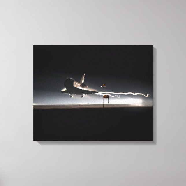 Atlantis Farewell Landing Canvas Print (Front)