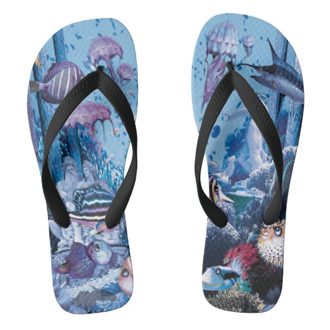 Atlantis Flip Flops (Footbed)