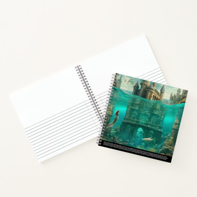 Atlantis Hardcover Notebook (Inside)