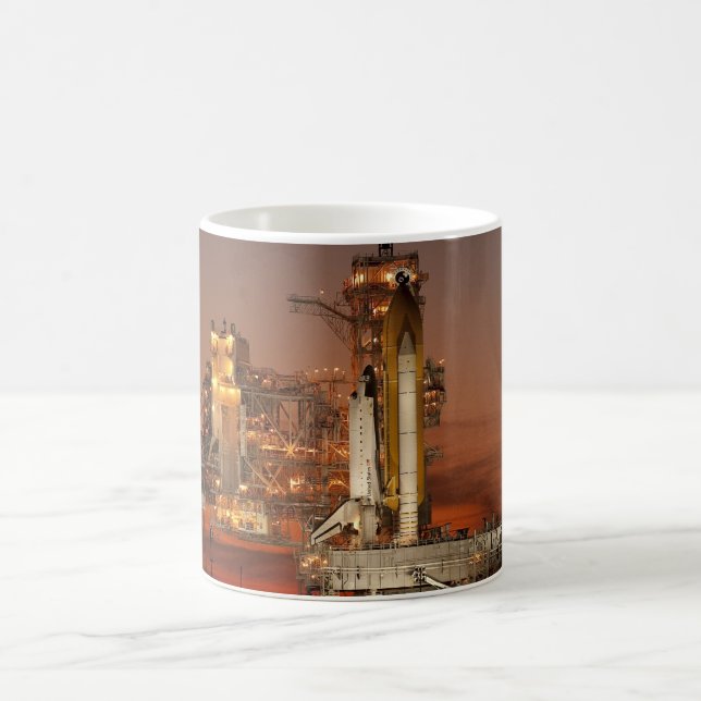 Atlantis Space Shuttle launch NASA Coffee Mug (Center)