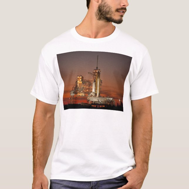 Atlantis Space Shuttle launch NASA T-Shirt (Front)
