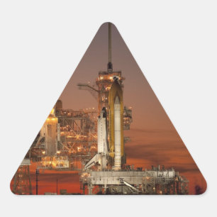 Atlantis Space Shuttle launch NASA Triangle Sticker