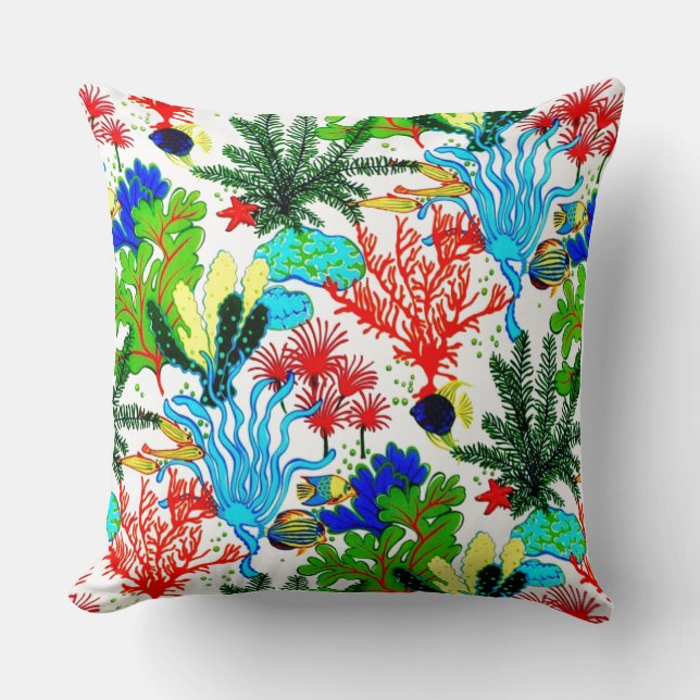 Atlantis Throw Pillow (Front)