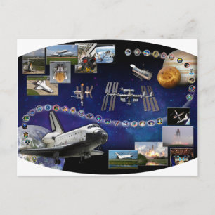 Atlantis Tribute OV 104 Postcard