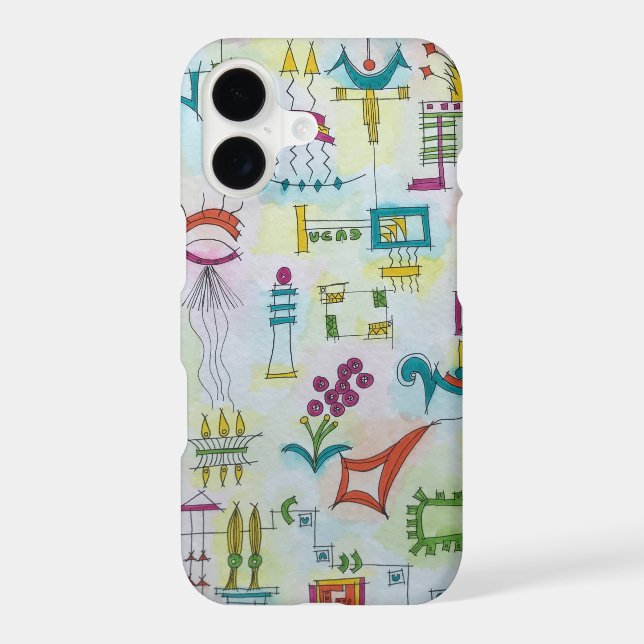 Atlantis-Whimsical Modern Watercolor Art (Verso)