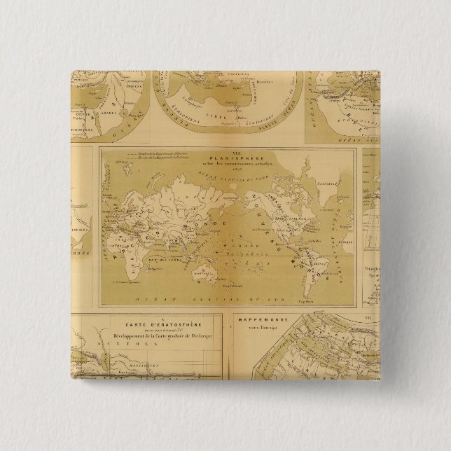 Atlas 2 Inch Square Button (Front)