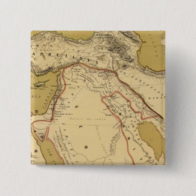 Atlas 2 Inch Square Button (Front)