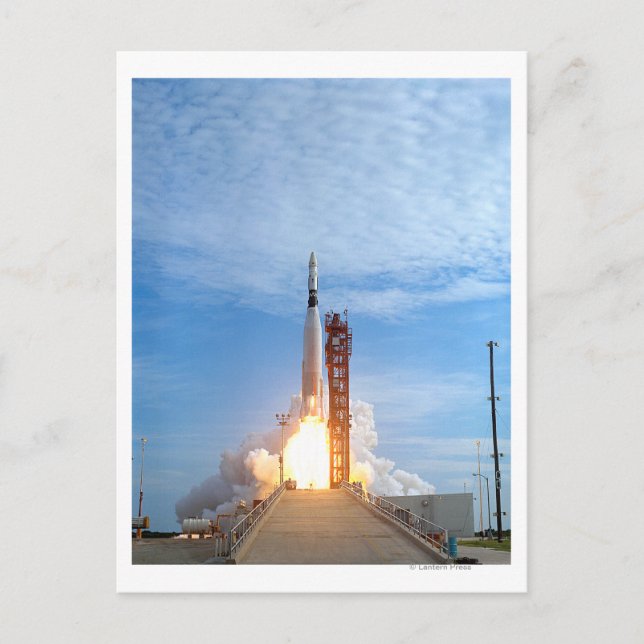 Atlas Agena target vehicle liftoff for Gemini 11 Postcard (Front)