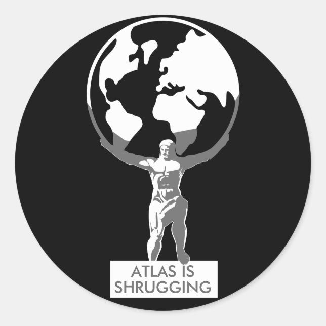 Atlas Classic Round Sticker (Front)