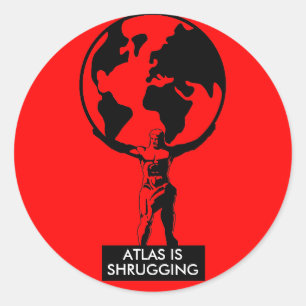Atlas Classic Round Sticker
