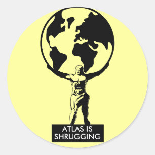 Atlas Classic Round Sticker