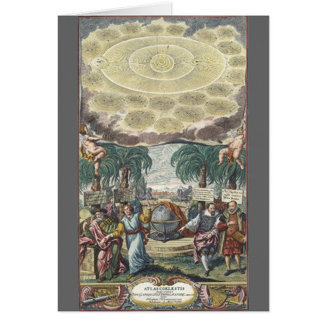 Atlas Coelestis par Doppelmaier, Astronomie Vintag (Devant)