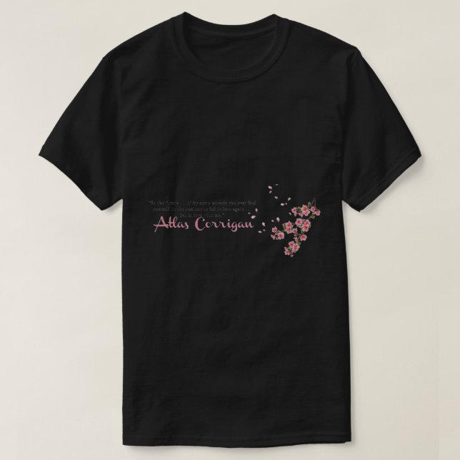Atlas Corrigan - Colleen Hoover  Cotton Tote Bag T-Shirt (Design Front)