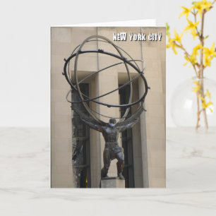Atlas Holding the Heavens - card