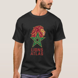Atlas Lion T-Shirt Moroccan Lion Head Shirt