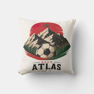 Atlas Lions Throw Pillow