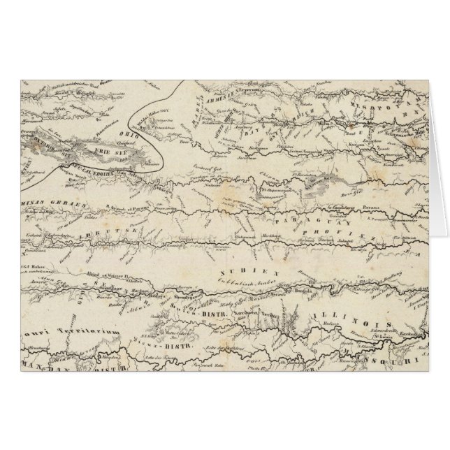 Atlas Map of Rivers (Front Horizontal)