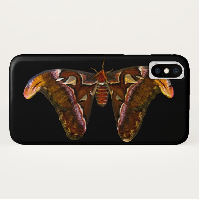 Atlas Moth - Snake Head Case-Mate iPhone Case (Back (Horizontal))