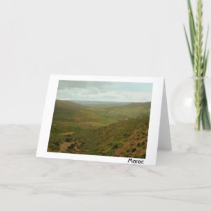 Atlas Mountains Valley Card