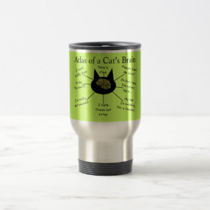 Atlas Of a Cat's Brain Travel Mug