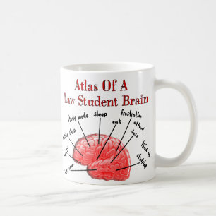 Atlas of Law Student Brain Coffee Mug